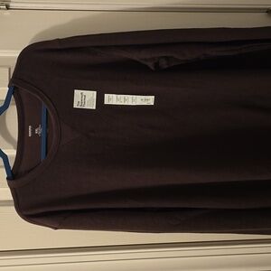 SONOMA BRAND MEN'S SOFT CREWNECK DARK BROWN PULLOVER SHIRT SIZE XXL